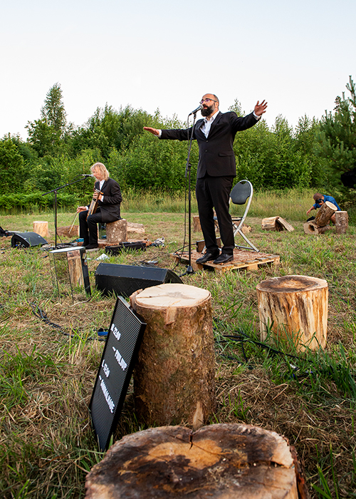 an estonian band Puuluup performing