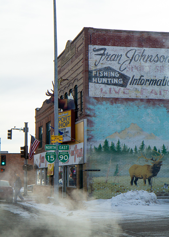 a street view in Butte, Montana