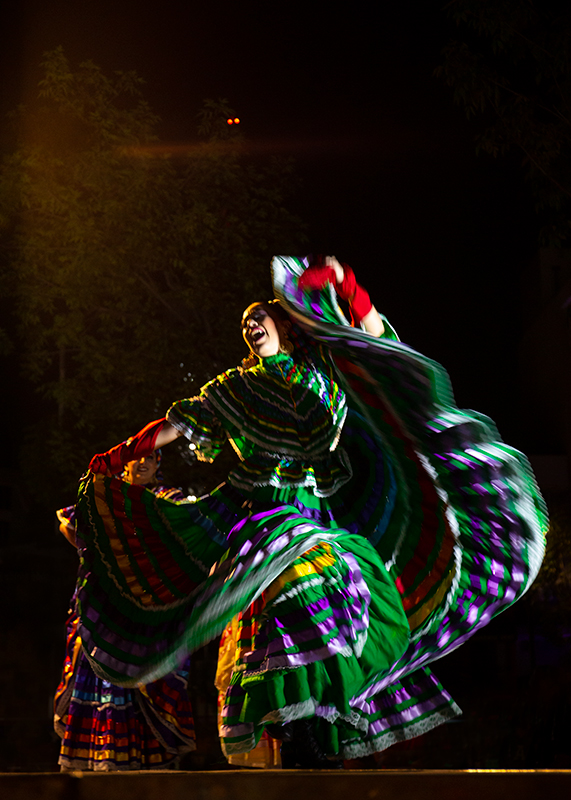 la Danza Folklorica Mexicana at Guadalajara, Mexico.