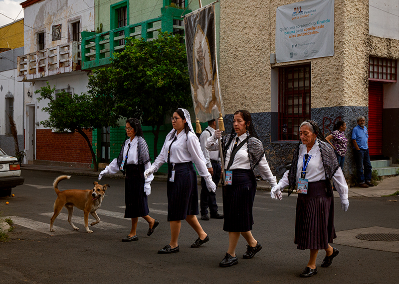 Bienvenida, visita de nuestra señora de Zapopan.